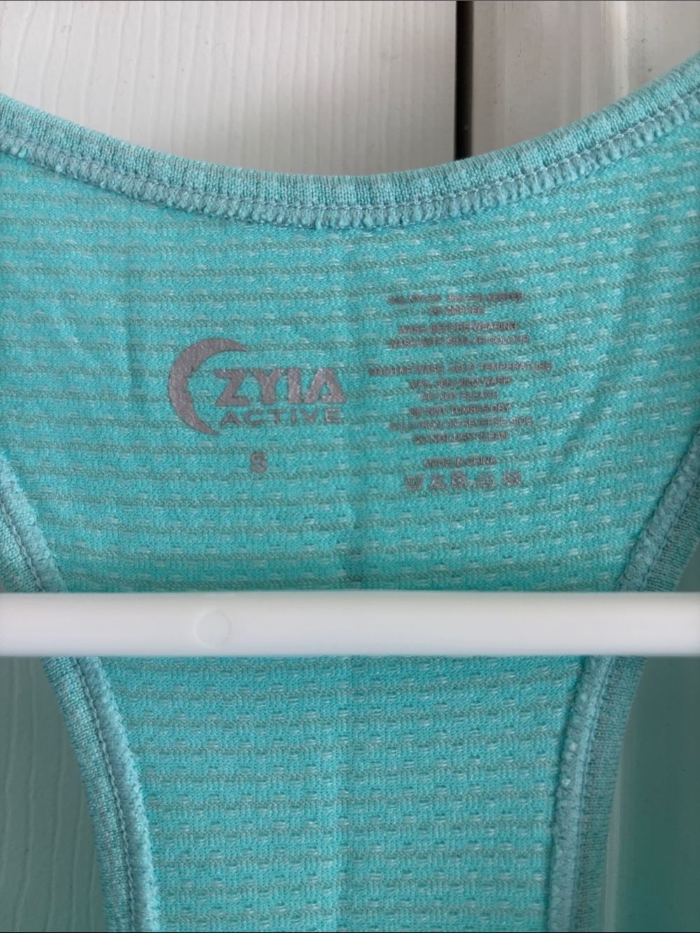 ZYIA Aqua Racerback Tank Top - Picture 2 of 3